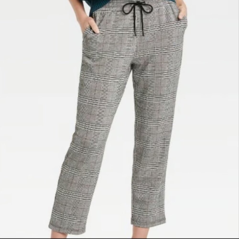 NWT plaid office sweatpants